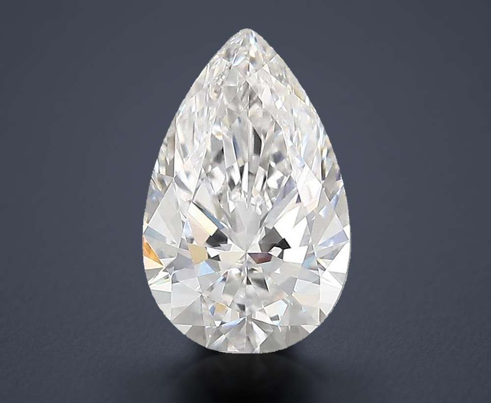 2.00 Carat Pear Lab Diamond