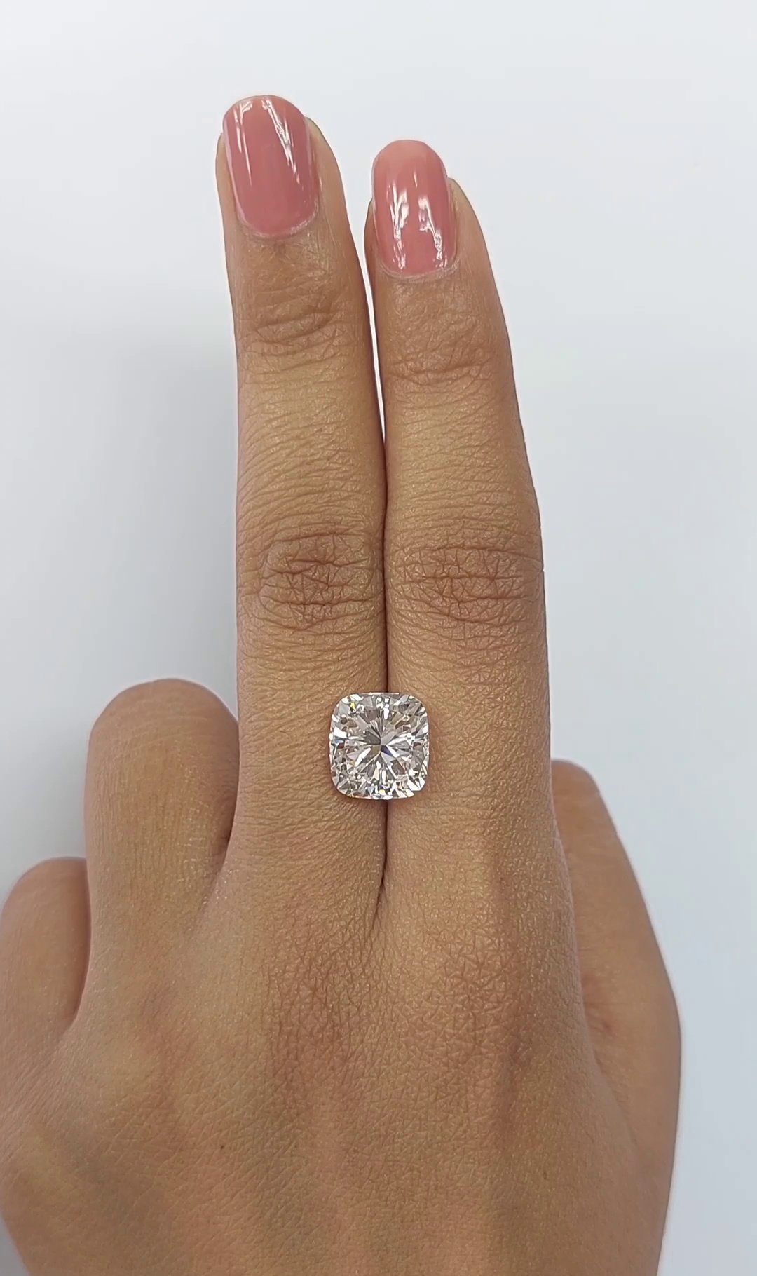 5.03ct J SI1 Very Good Cut Cushion Diamond