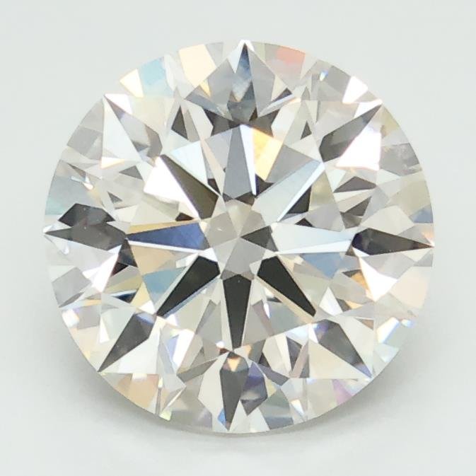 2.56ct G VVS2 Rare Carat Ideal Cut Round Lab Grown Diamond