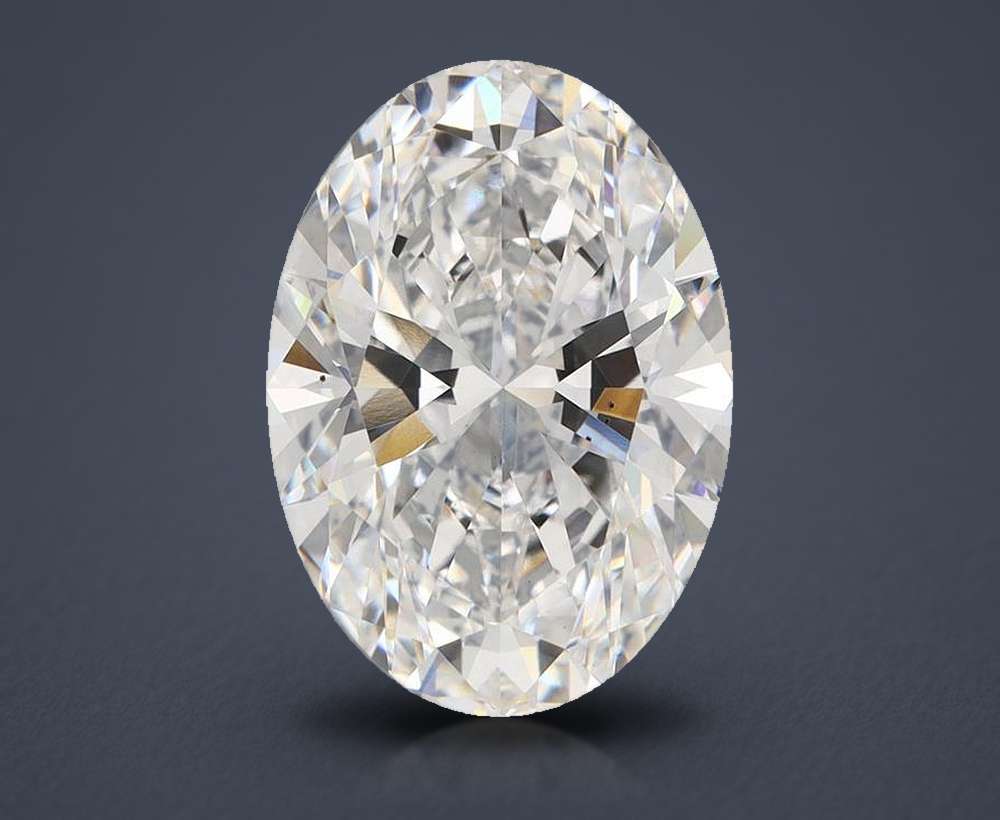 7.06 Carat Oval Lab Diamond