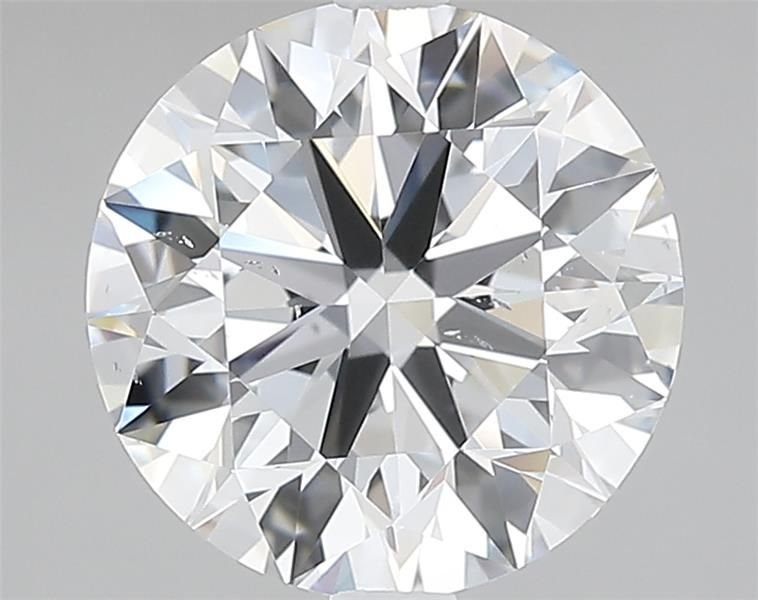 3.15ct F SI1 Excellent Cut Round Lab Grown Diamond