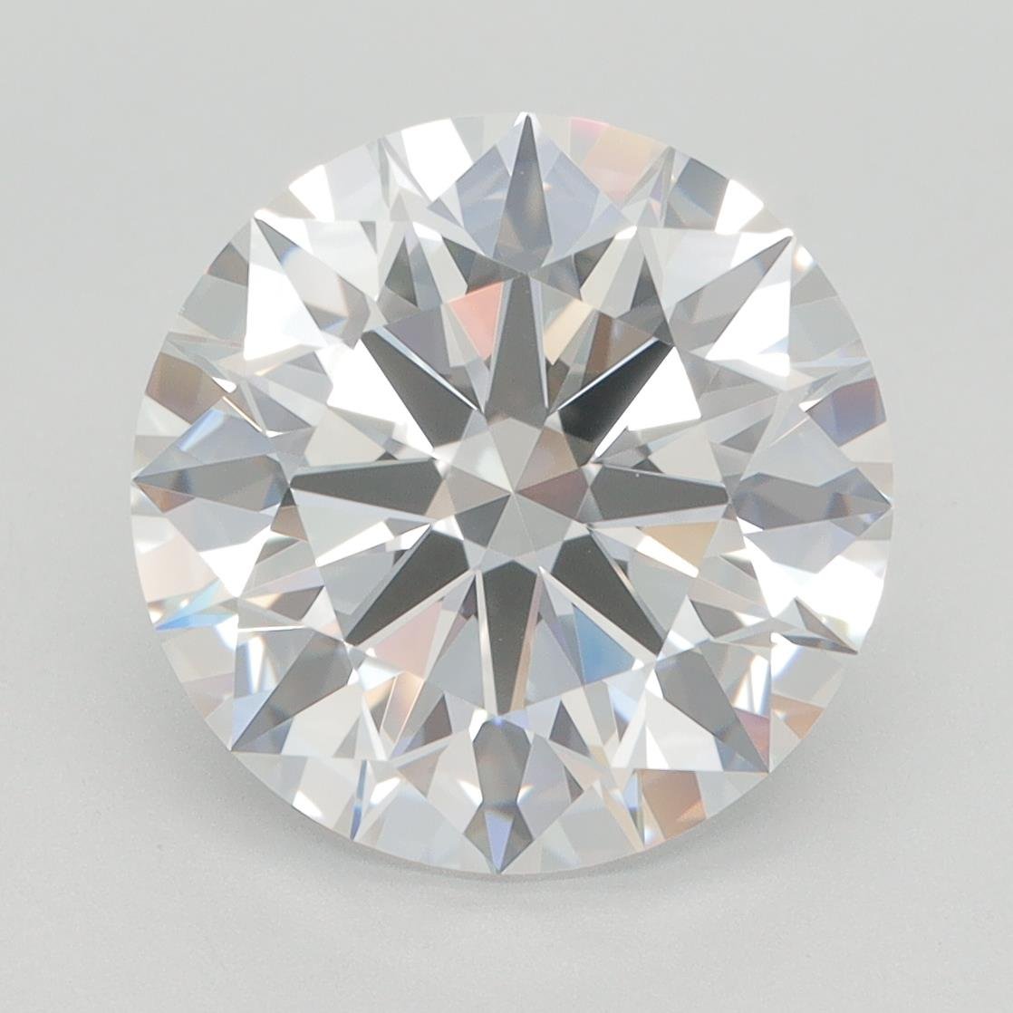 5.07ct E VVS2 Rare Carat Ideal Cut Round Lab Grown Diamond