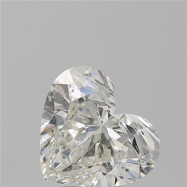 4.03ct K SI2 Rare Carat Ideal Cut Heart Diamond