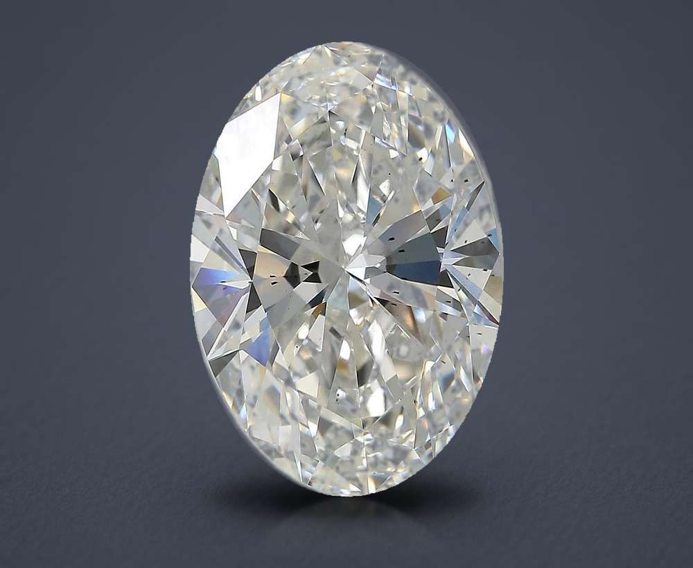 6.91 Carat Oval Lab Diamond