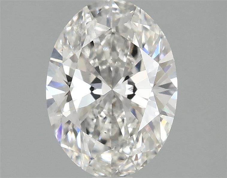 1.37ct F VS2 Rare Carat Ideal Cut Oval Lab Grown Diamond
