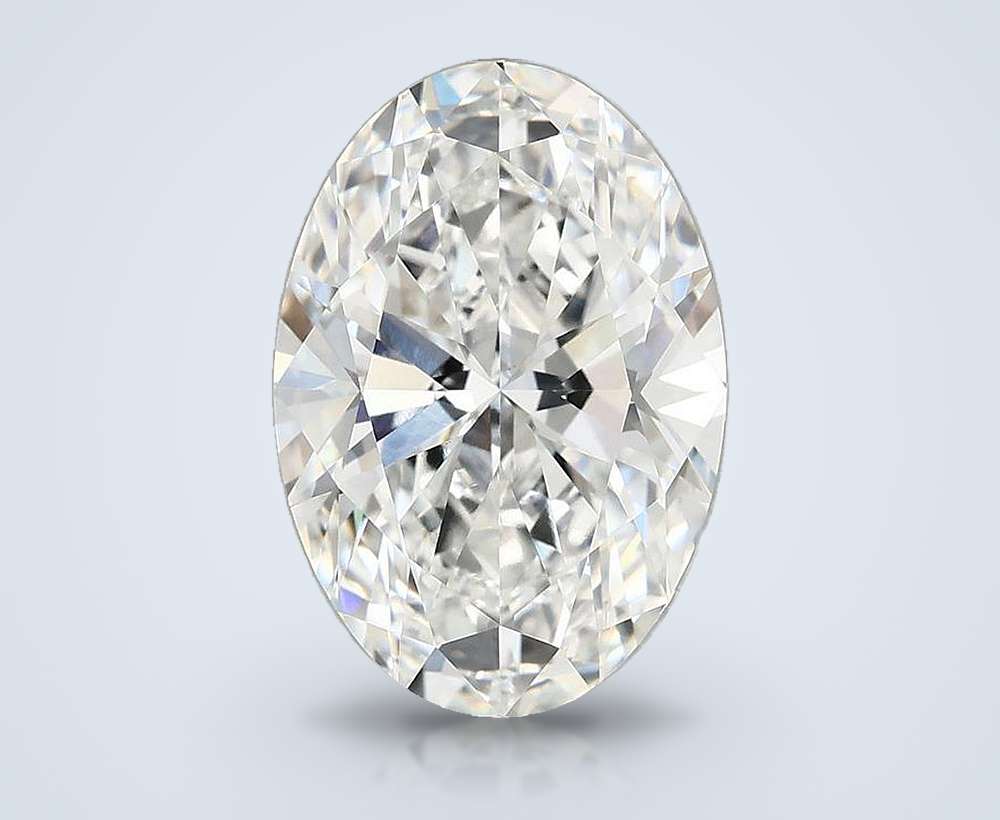 4.97 Carat Oval Lab Diamond
