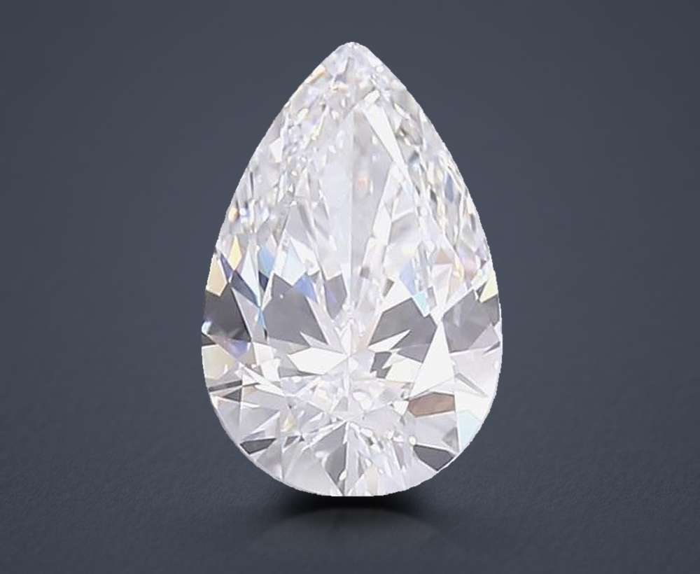 4.09 Carat Pear Lab Diamond