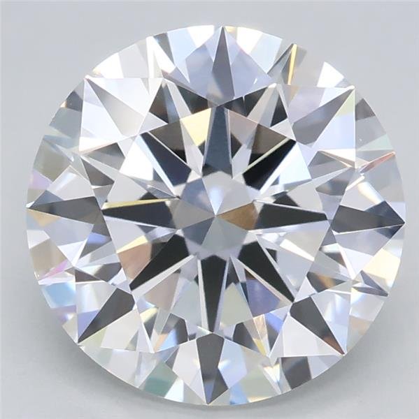 2.51ct F VVS2 Rare Carat Ideal Cut Round Lab Grown Diamond