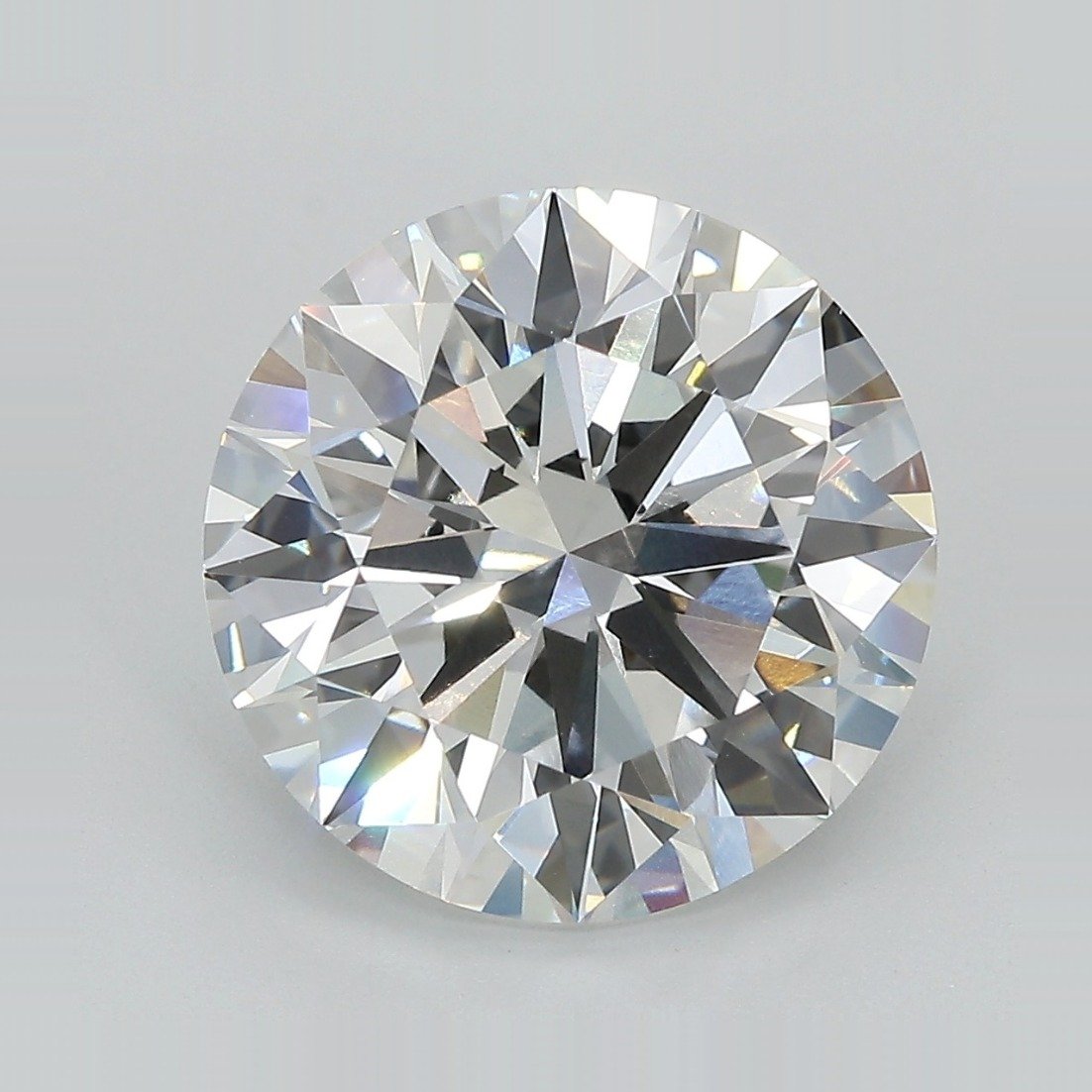 6.56 Carat Round Lab Diamond