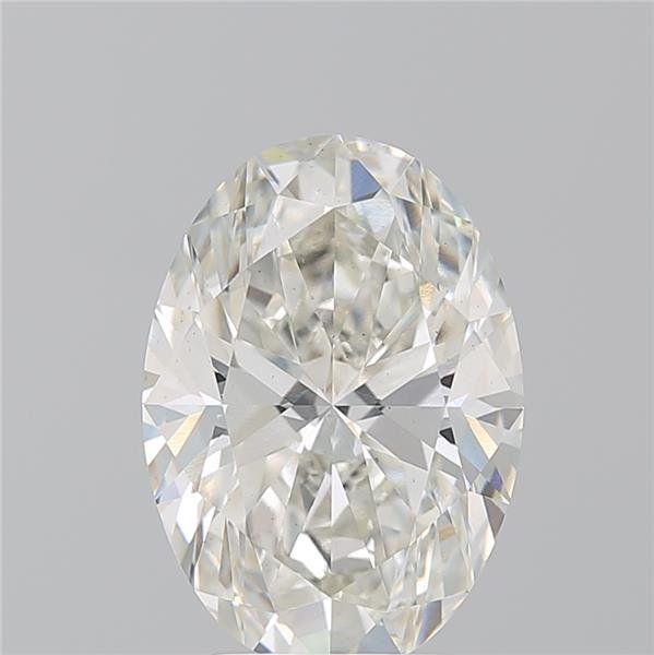 3.39ct H VS2 Rare Carat Ideal Cut Oval Lab Grown Diamond