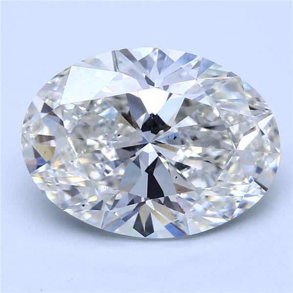 8.07ct H VS2 Rare Carat Ideal Cut Oval Lab Grown Diamond