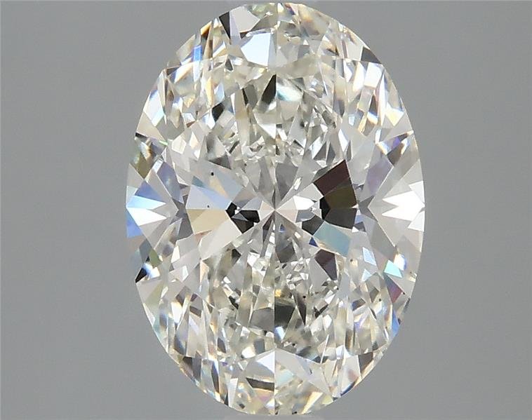 2.13ct H VS2 Rare Carat Ideal Cut Oval Lab Grown Diamond