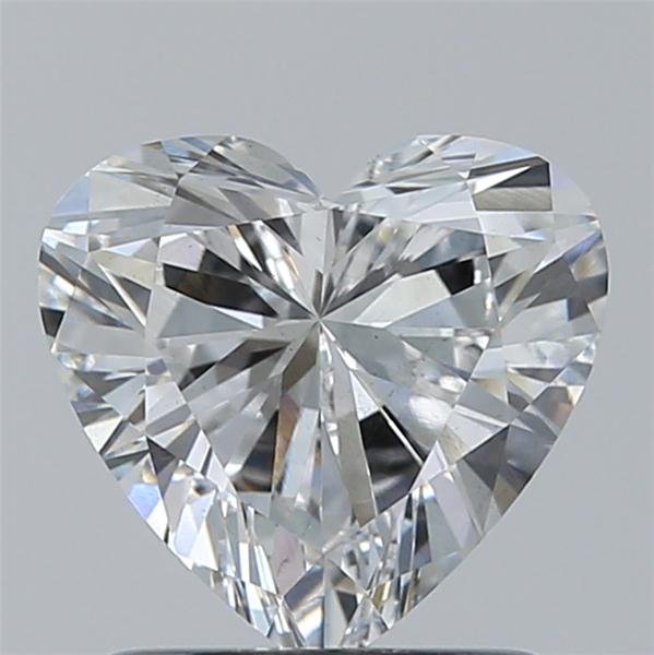 1.23ct F VS1 Rare Carat Ideal Cut Heart Lab Grown Diamond