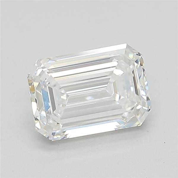 1.39ct D VS1 Rare Carat Ideal Cut Emerald Lab Grown Diamond