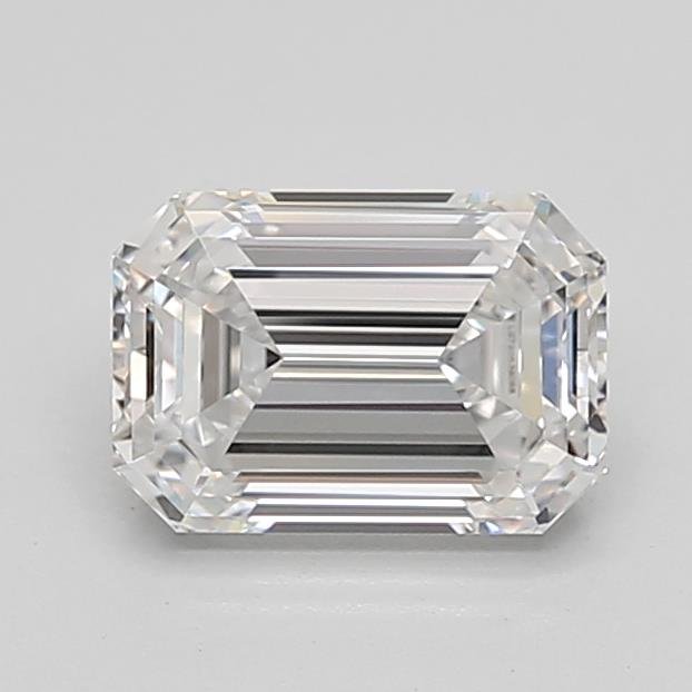 1.53ct E VVS2 Excellent Cut Emerald Lab Grown Diamond