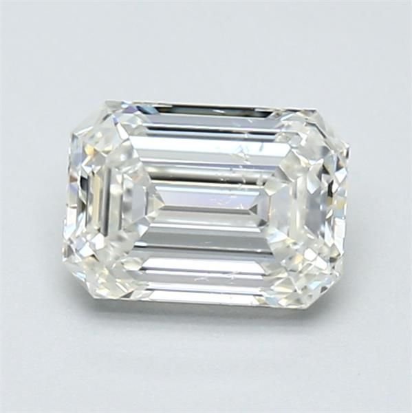1.01ct I SI2 Rare Carat Ideal Cut Emerald Diamond