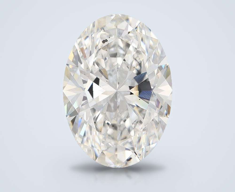 7.58 Carat Oval Lab Diamond