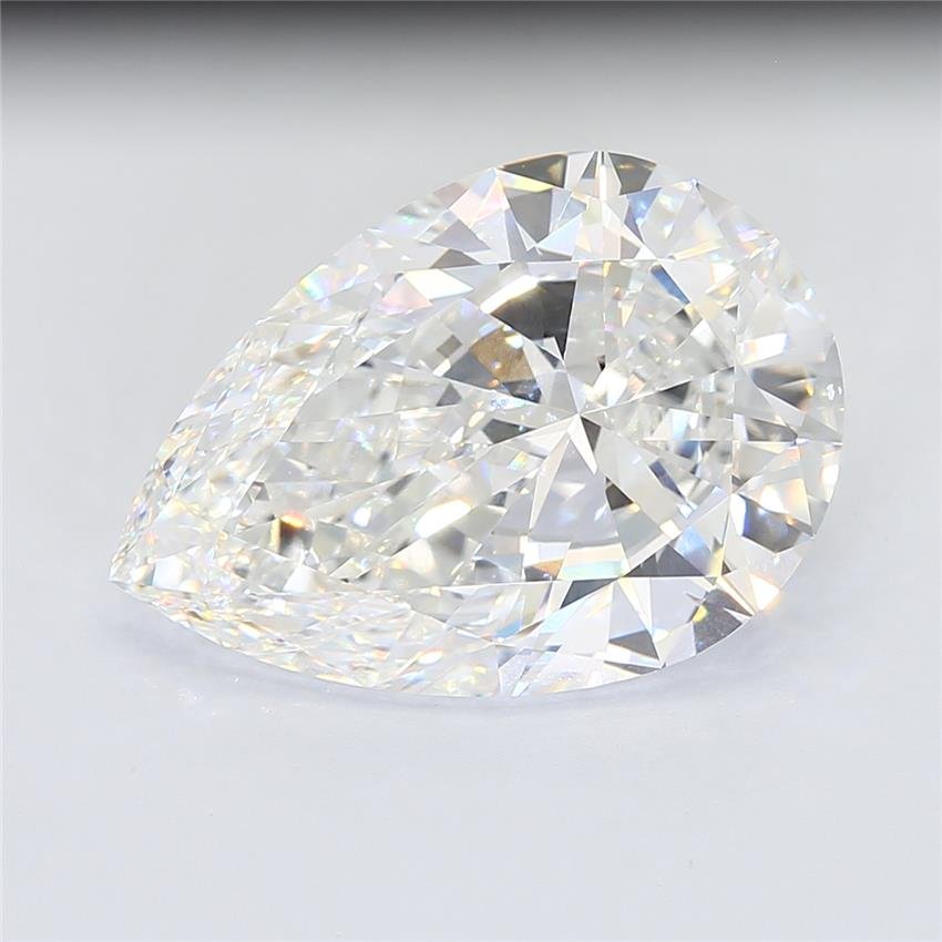 20.03ct G VVS2 Very Good Cut Pear Lab Grown Diamond