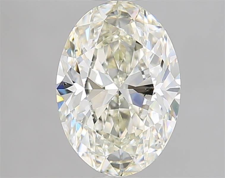 2.01ct K SI1 Rare Carat Ideal Cut Oval Diamond