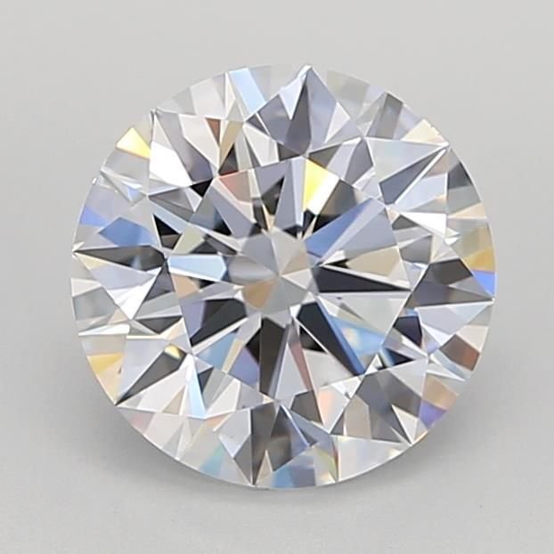 2.57ct E IF Rare Carat Ideal Cut Round Lab Grown Diamond