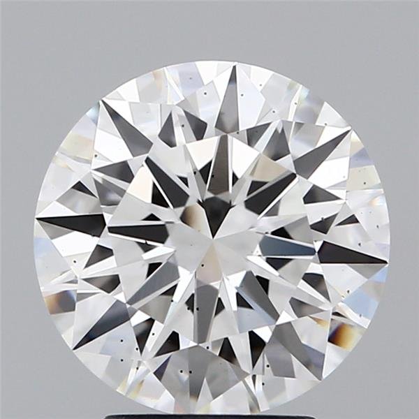 3.02ct G SI1 Excellent Cut Round Lab Grown Diamond