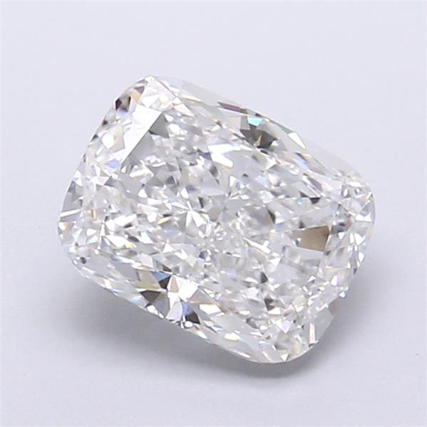 2.55ct E VVS2 Rare Carat Ideal Cut Cushion Lab Grown Diamond