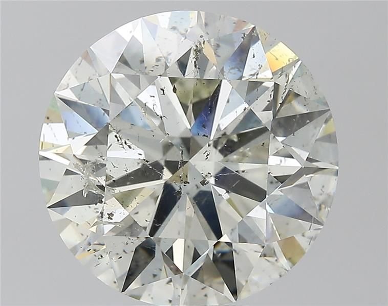 9.06ct J SI2 Rare Carat Ideal Cut Round Diamond