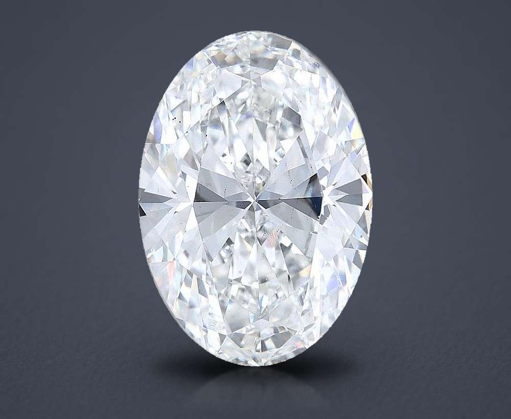 6.52 Carat Oval Lab Diamond