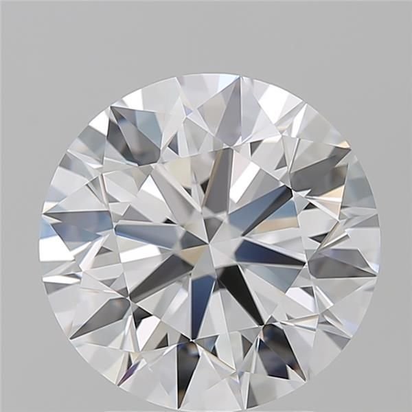 3.13ct D FL Rare Carat Ideal Cut Round Diamond