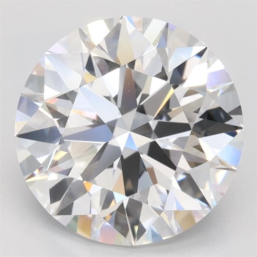 3.16ct D IF Rare Carat Ideal Cut Round Lab Grown Diamond