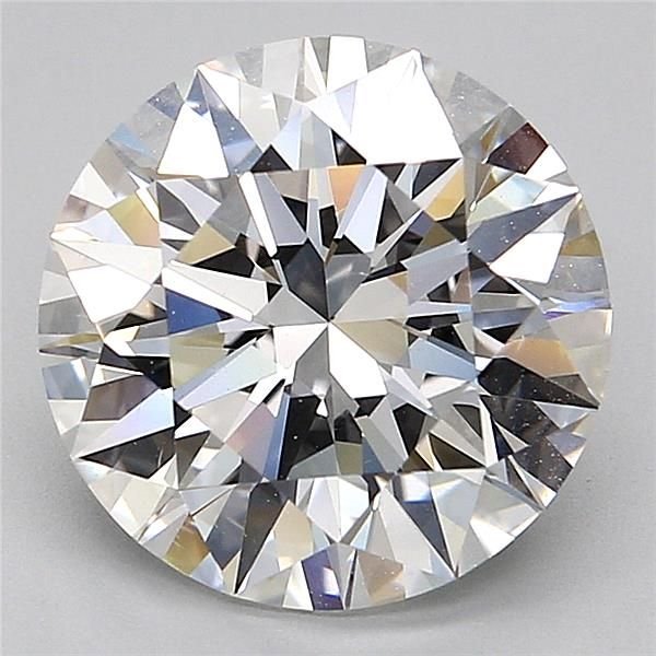 4.01ct F VS2 Rare Carat Ideal Cut Round Diamond