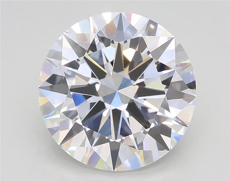 2.45ct E VVS2 Excellent Cut Round Lab Grown Diamond