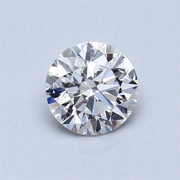 0.59ct H VVS2 Rare Carat Ideal Cut Round Diamond