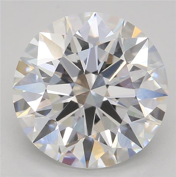 2.51ct E VVS2 Rare Carat Ideal Cut Round Lab Grown Diamond