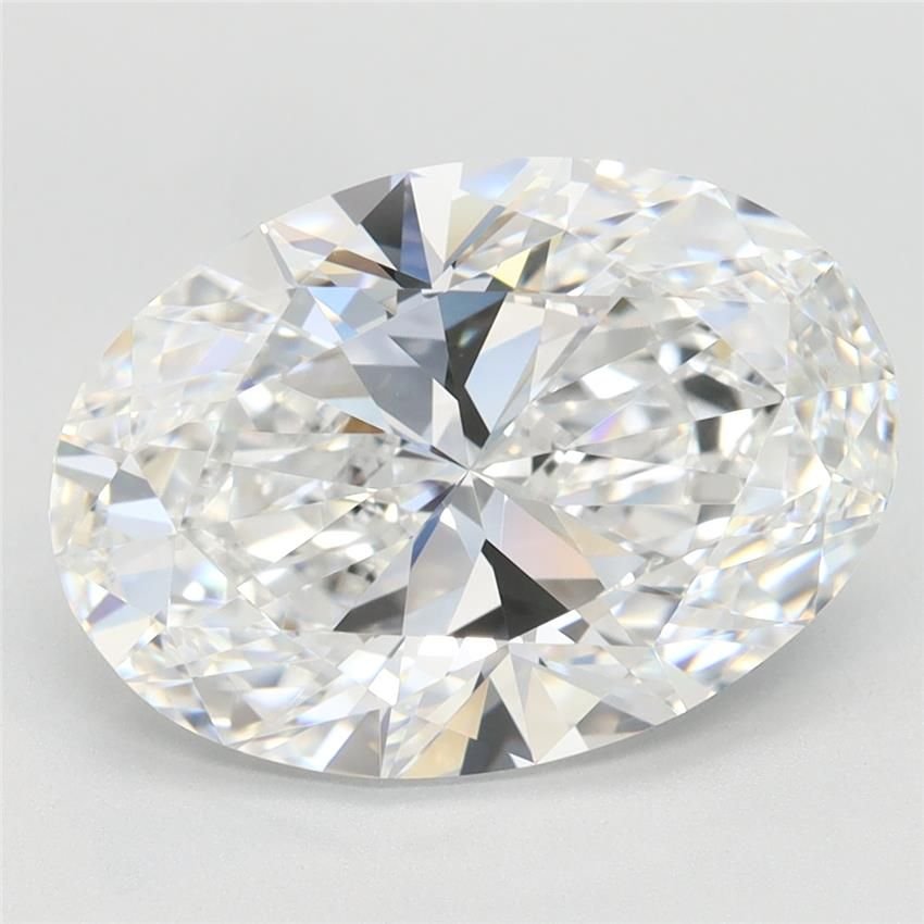 4.09ct G VVS2 Rare Carat Ideal Cut Oval Lab Grown Diamond