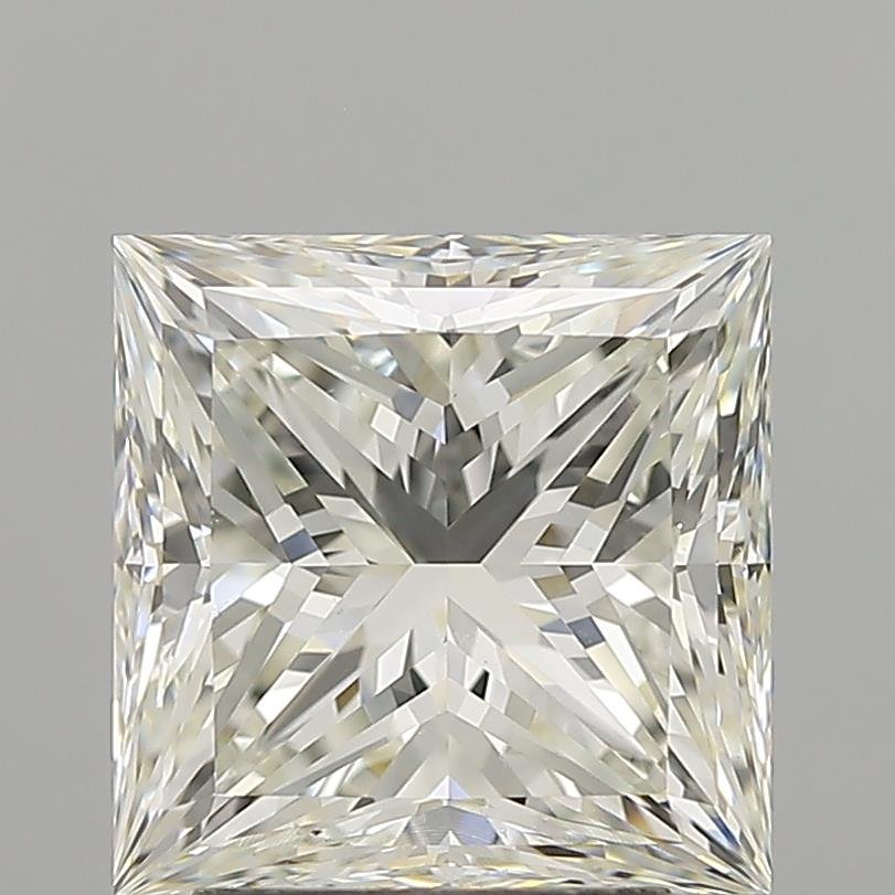 3.21ct I VS2 Rare Carat Ideal Cut Princess Diamond