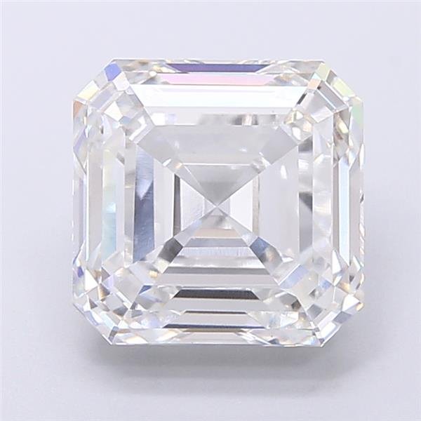 5.02ct F VVS2 Rare Carat Ideal Cut Asscher Lab Grown Diamond