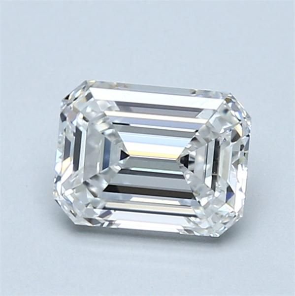 1.06ct E VS2 Rare Carat Ideal Cut Emerald Diamond