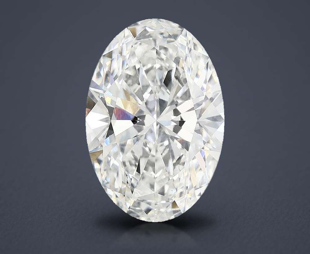 3.83 Carat Oval Lab Diamond