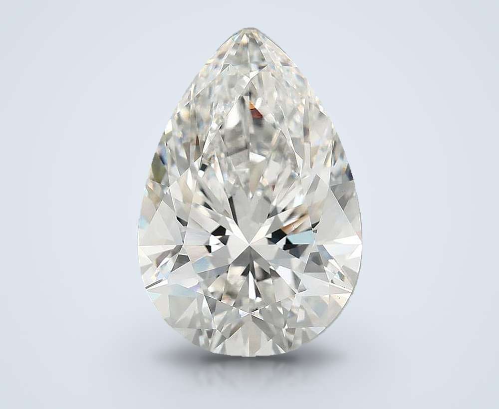6.10 Carat Pear Lab Diamond