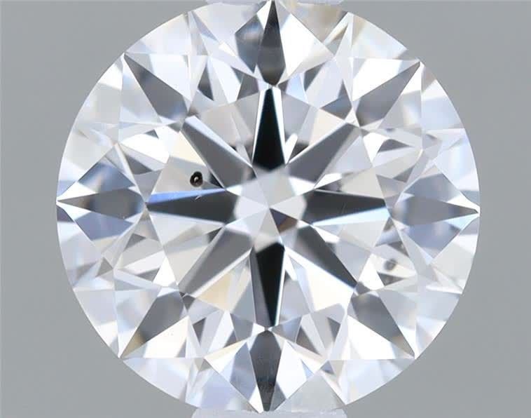 0.81ct D SI1 Rare Carat Ideal Cut Round Diamond