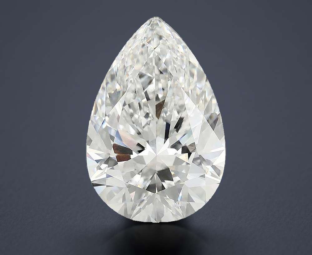 7.72 Carat Pear Lab Diamond