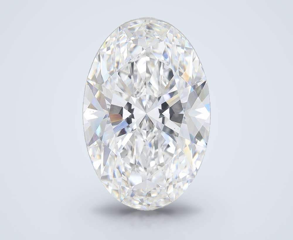 9.09 Carat Oval Lab Diamond