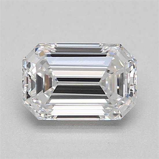 0.56ct D IF Very Good Cut Emerald Lab Grown Diamond