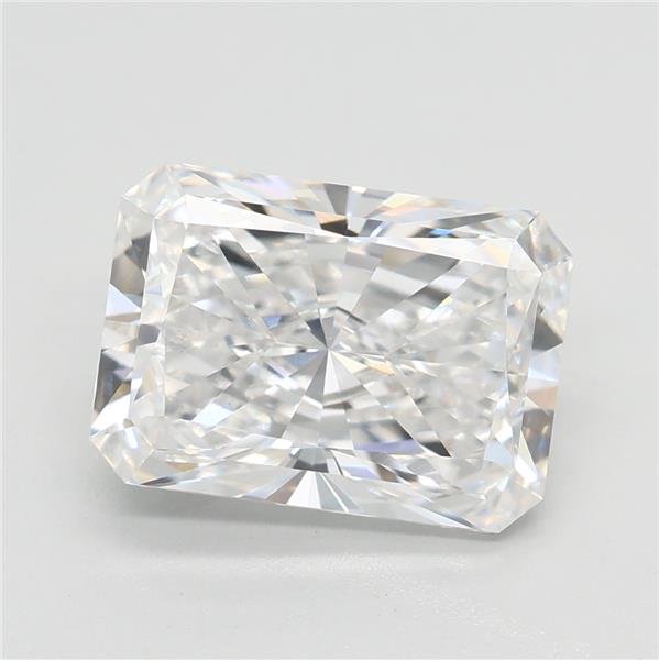 3.05ct E VS1 Rare Carat Ideal Cut Radiant Lab Grown Diamond