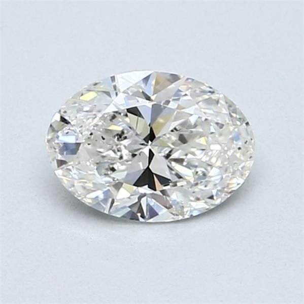 0.80ct J SI2 Rare Carat Ideal Cut Oval Diamond