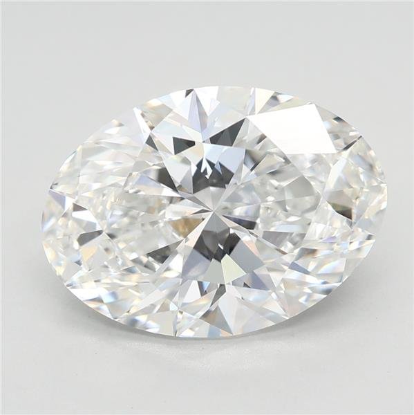 3.53ct E VVS2 Rare Carat Ideal Cut Oval Lab Grown Diamond