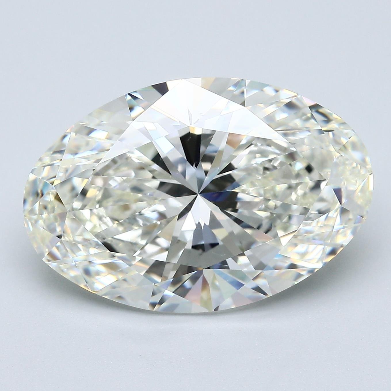 10.03ct J SI1 Rare Carat Ideal Cut Oval Diamond