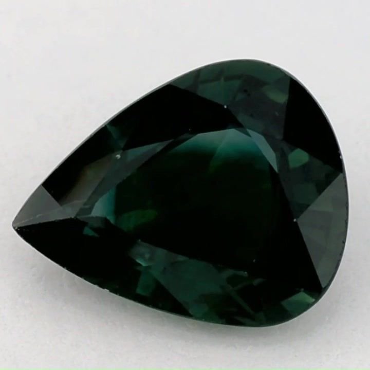 2.41 Carat Green Pear Sapphire