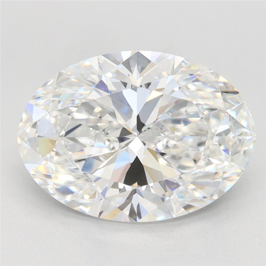 4.25ct E VVS2 Rare Carat Ideal Cut Oval Lab Grown Diamond